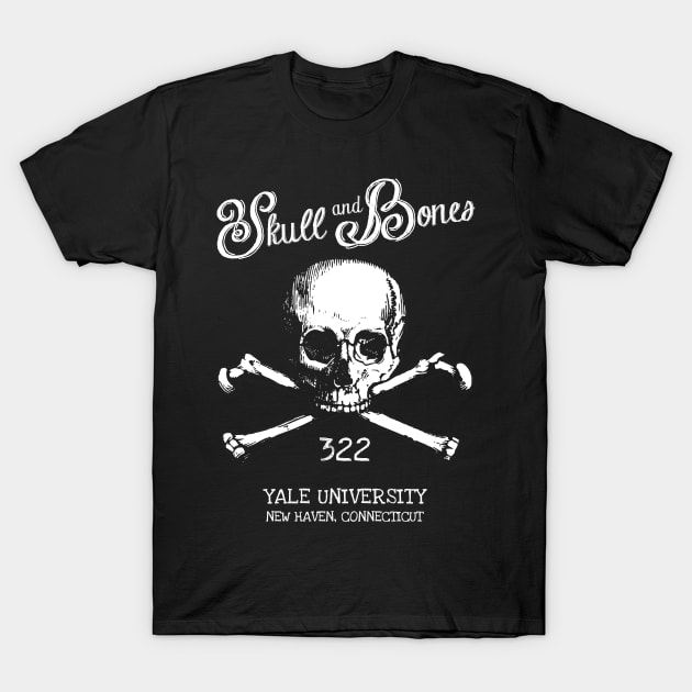 Skull And Bones Inspired Design T-Shirt by HellwoodOutfitters